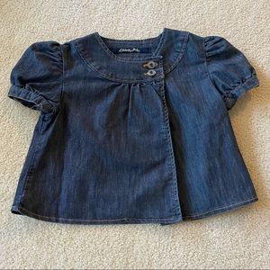 NWT Celebrity Pink Dark Denim Top